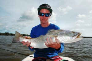 speckled trout-seatrout-gator trout-sight fishing-new smyrna beach fishing guide